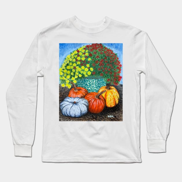 Autumn Still Life Long Sleeve T-Shirt by jerrykirk